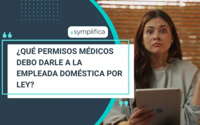 ¿Qué permisos médicos debo darle a la empleada doméstica por ley?